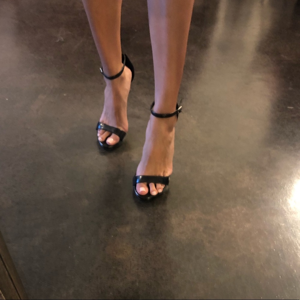 Black Strappy Heels